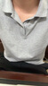 京东京造【汗渍无痕】polo衫男短袖男士t恤夏季送男友礼物 浅花灰 2XL 实拍图