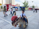 罗蒙男童短袖polo衫校服春夏新款T恤女童班服 条纹白色短袖POLO衫 110 实拍图