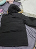 骆驼（CAMEL）【王俊凯同款】户外羽绒服冬季新款连帽羽绒衣中长款保暖防风外套 AA12264035B，幻影黑，男女同款 M 晒单实拍图