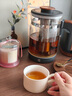 格丽思（GREENIS）煮茶壶养生壶 纯钛喷淋式加热煮茶器一体式烧水壶蒸茶壶 办公室蒸茶器茶水分离 电茶壶围炉煮茶 深空灰礼盒装（纯钛壶底-单直筒茶漏） 实拍图