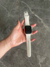 Apple/苹果 Watch SE 智能手表GPS+蜂窝款44毫米星光色铝金属表壳星光色运动型表带S/M MXJ13CH/B 实拍图