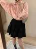 浪莎白色短裙女夏季防走光内衬高腰a字裙半身裙子芭蕾气质蓬蓬蛋糕裙 实拍图