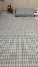 双鹤亚麻凉席三件套宿舍单人双人空调软席床单床席 麻色四菱格（棉麻） 1.8米床适用 (实发 210cm*220cm ） 实拍图