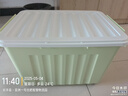 SPACEXPERT塑料收纳箱特大号储物箱学生书箱儿童玩具整理搬家打包周转箱 绿色 【实测盛水容积60L】单只装 实拍图