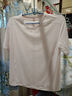 蕉下（beneunder）安心品质t恤女短袖吸汗速干背后镂空宽松DR962落樱粉L 实拍图