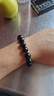 石玥珠宝精品14mm天然黑曜石手串本命年转运珠佛珠水晶手链男女士款礼物 实拍图
