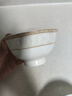 康琴（KANGQIN） 碗碟套装简约防烫高脚吃饭碗套装组合家用面碗菜盘家用陶瓷餐具 时尚小资4.5英寸高脚碗10个装 实拍图