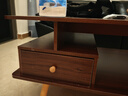 宜造（YIZAO）茶几桌客厅家用轻奢现代简易家用办公室茶台小户型阳台茶几桌子 双抽双门款-大杉胡桃色1.2m 实拍图
