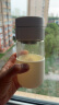 FGA富光玻璃杯女胶囊泡茶杯便携高颜值办公室学生茶水分离杯子360ML 实拍图