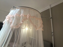 维美诗家用蚊帐卧室2025新款免安装1.8x2米儿童公主风吊顶式圆顶1.2x2米 杏色 200cm*150cm*300cm 实拍图