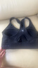 Keep高强度运动内衣防下垂收副乳文胸训练跑步夏外穿防震 经典黑 M  实拍图