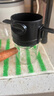 玻璃小奶盅带刻度带木手柄奶杯木柄奶盅司浓缩咖啡萃取量杯咖啡杯 双嘴 实拍图