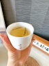 极素茶杯德化羊脂玉功夫茶具小茶杯白玉陶瓷泡茶杯子薄胎白酒杯带字禅意家用客厅个人品茗杯主人杯单杯 金字凝香杯-欢喜 实拍图