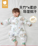贝肽斯婴儿睡袋夏季竹棉纱布宝宝睡衣分腿儿童防踢被睡袋前4后2灵鹿 S 实拍图