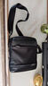 新秀丽（Samsonite）斜挎包精品男士单肩包超纤挎包时尚男包休闲实用TN5*09004黑色 实拍图