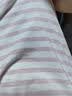 红豆棉氨高弹睡裙女【专柜款】条纹色纺家居服 蓝色 S(160) 实拍图