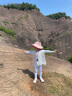 kocotreekk树儿童帽子遮阳大帽檐防晒帽夏季薄款男童女童渔夫双面盆帽 实拍图
