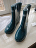回力女士雨鞋成人中筒雨靴防水鞋胶鞋套鞋水靴HXL23-S 绿-悠悠 39  实拍图