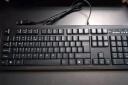 双飞燕（A4TECH) WK-100 有线键盘 办公打字用薄膜键盘笔记本外接台式电脑通用键盘104键 USB接口 黑色 实拍图