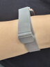 臣颂（CHENSONG）适用华为手环band/7表带米兰尼斯磁吸金属表带通用华为手环7nfc版个性潮透气腕带替换带银色 实拍图
