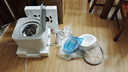 美的（Midea）1KG迷你波轮内衣洗衣机全自动 小型内衣裤懒人洗衣机婴儿洗衣机95℃高温杀菌健康除螨洗MNB10-03WE 实拍图
