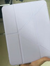 绿联适用iPadAir7保护壳11英寸2025款Air6/5/4保护套Y折苹果平板电脑支架懒人桌面防弯带笔槽防摔紫色 实拍图