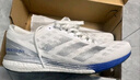adidas ADIZERO BOSTON 9超轻马拉松boost专业竞训跑鞋男阿迪达斯 白色/银色/蓝色   42.5 实拍图