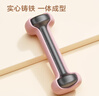 京东京造 彩色浸塑哑铃 男士女士家用哑铃 纯铁健身器材10KG两只装 实拍图
