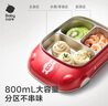babycare儿童餐具礼盒316L不锈钢餐盘叉勺辅食碗叉勺套装送礼小汽车礼盒 实拍图