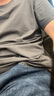 京东京造【5A抗菌】短袖男士t恤夏衣服男装白小T打底男女同款 深灰色 L 实拍图