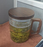 忆壶茶泡茶杯茶水分离杯子玻璃高硼硅绿茶杯月牙过滤办公室家用水杯男士 【400ML】玻璃月牙-带胡桃木盖 实拍图