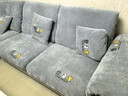妙紫雪尼尔沙发套罩防猫抓全包萬能四季通用沙发垫防滑新款2026坐垫笠 萌宠-灰色(加厚防猫抓版) 加大贵妃 宽90-120*长160-190cm 实拍图
