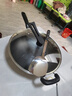 苏泊尔（SUPOR）凹面电磁炉专用炒锅不粘锅家用304不锈钢炒锅蜂窝平底不沾炒菜锅 304不锈钢炒锅+可立盖+铁铲 34cm 实拍图