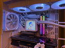 瓦尔基里（VALKYRIE）B360-GT-W VK 一体式CPU水冷散热器 3.95吋IPS液晶屏 多平台支持 ARGB光效 一线通风扇 实拍图