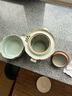 雅瓷汝窑功夫茶具茶杯套装陶瓷办公室小套汝瓷南瓜一壶一杯礼盒装 实拍图