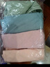 洁丽雅4条装内裤女纯色全棉中腰提臀收腹透气舒适大码三角女士内裤秋冬 抹绿+湖蓝+豆沙+肤色 L 【建议85斤-105斤】 实拍图