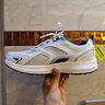 斯凯奇（Skechers）男鞋夏季2025新款软底网面鞋轻便透气跑步鞋减震休闲鞋运动鞋男  白色/海军蓝色-WNV 42 实拍图