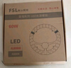 佛山照明(FSL)LED灯盘吸顶灯灯芯圆形改造灯板改装光源环形替换led灯条模组 60W/正白光/升级款 实拍图