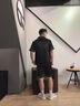 俞兆林睡衣男夏季薄款冰丝短袖短裤青少年男生可外穿大码家居服套装 NSLIG-黑色绣字母男双短 L （建议100-120斤） 实拍图