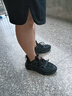 森马男鞋2025夏季新款休闲百搭老爹鞋男士跑步运动鞋子青少年轻便软底 黑金单鞋 41 实拍图