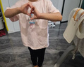 巴拉巴拉婴儿t恤宝宝打底衫女童上衣男短袖夏季全棉可爱 梦幻粉60334 110 实拍图