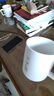 炊大皇陶瓷杯马克杯茶杯 经典黑白泡茶杯咖啡杯早餐杯果汁水杯白色420ml 实拍图