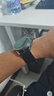 KMaxAI适用小米手表Watch S4/S4 Sport液态硅胶表带 S1/S2/S3 Pro手表带 Color运动版透气替换表链 黑色 实拍图