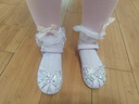 百丽童鞋儿童蝴蝶结公主鞋2025夏季新款幼童鞋女童学步凉鞋粉色29 实拍图