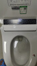 湯川秀樹遥控智能马桶盖小尺寸短小款全自动翻盖冲洗加热烘干小号坐便盖板 自动翻盖旗舰款（短款47CM） 实拍图