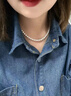 伊灿正圆施家仿珍珠项链女轻奢小众高级感锁骨链2025新款爆款气质颈链 正圆施家大珍珠项链10mm主图款 实拍图