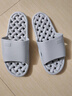 惠夫人 凉拖鞋男女夏天防滑室内鞋洗澡简约大码浴室居家夏季拖鞋情侣 麻花漏水 浅灰 40-41码(适合39-40码穿) 实拍图