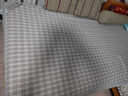 亚麻凉席哈尔滨特产夏季精梳棉麻素色亚麻凉席亚麻床单 单条亚麻色四菱格（无枕巾枕套） 单人凉席 90cm*200cm 实拍图