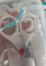 日康（rikang）婴儿护理套装宝宝剪刀 指甲钳  夹子 指甲锉 四件套RK-X4038 黄色 实拍图