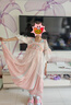 安妮优儿（Anneyol）女童汉服2025春夏新款裙子中国风连衣裙超仙襦裙古风女孩公主夏装 粉色 140 晒单实拍图